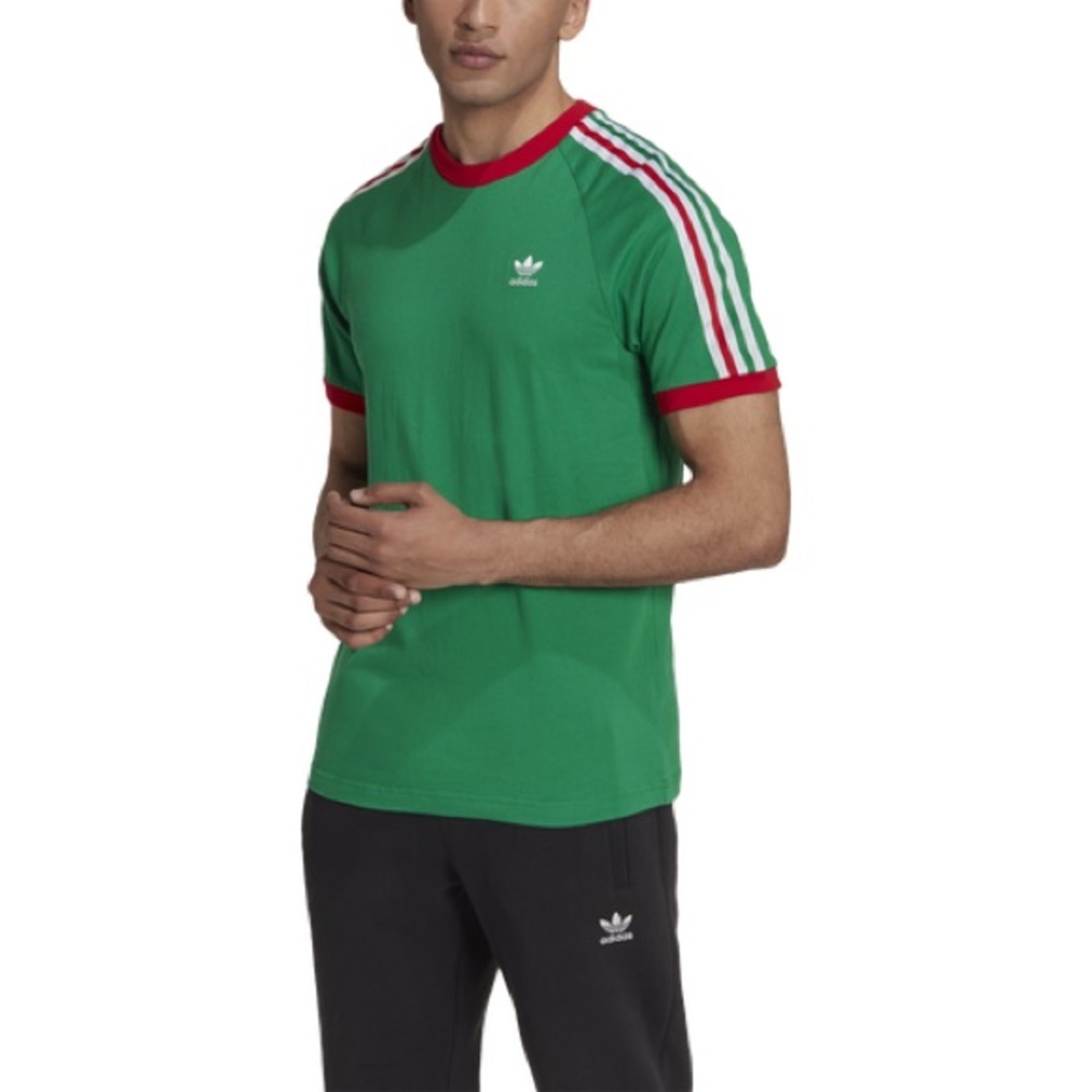 🇮🇹🇪🇸🇨🇭🇫🇷Adidas Originals FB Nations ringer tee Red / Gold / Blue / Green - Picture 4 of 15